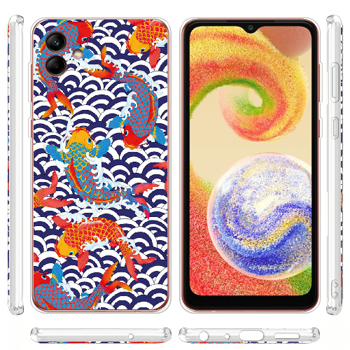 Чехол BoxFace Samsung Galaxy A04 (A045) Koi Fish