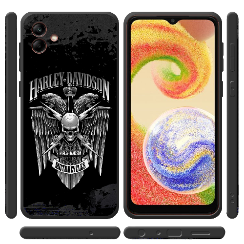 Чехол BoxFace Samsung Galaxy A04 (A045) Harley Davidson skull and eagles