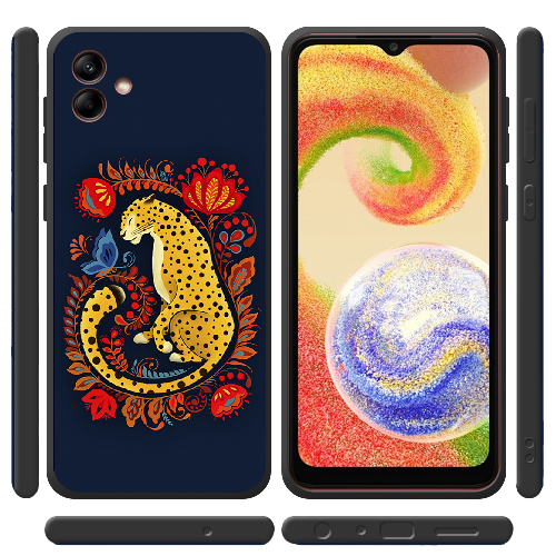 Чехол BoxFace Samsung Galaxy A04 (A045) Petrykivka Leopard