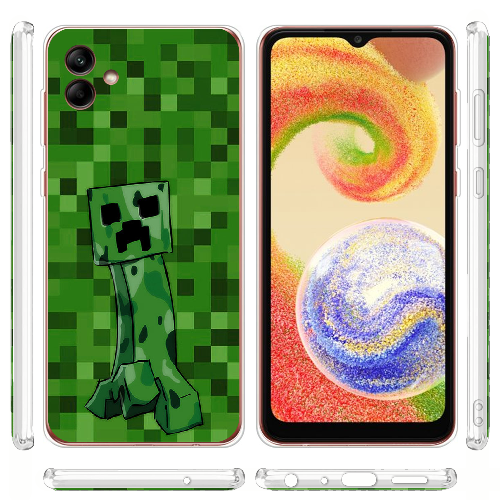 Чехол BoxFace Samsung Galaxy A04 (A045) Minecraft Creeper