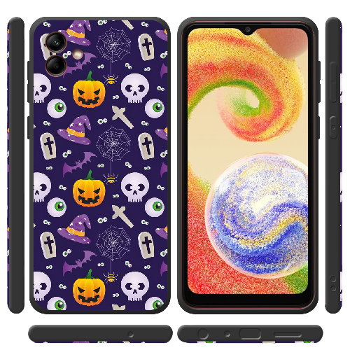 Чехол BoxFace Samsung Galaxy A04 (A045) Halloween Purple Mood
