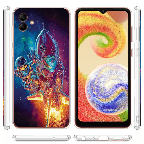 Чехол BoxFace Samsung Galaxy A04 (A045) Astronaut in Space