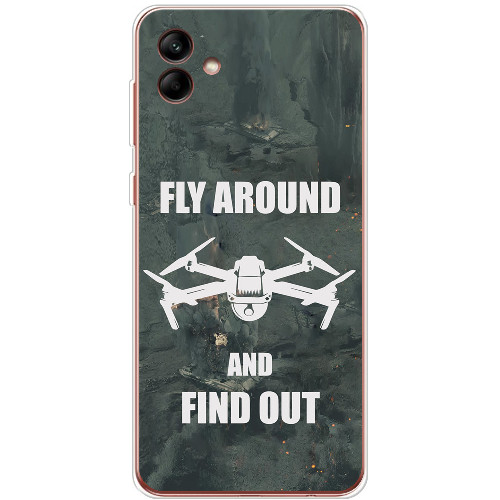 Чехол BoxFace Samsung Galaxy A04 (A045) Дрон Fly Around