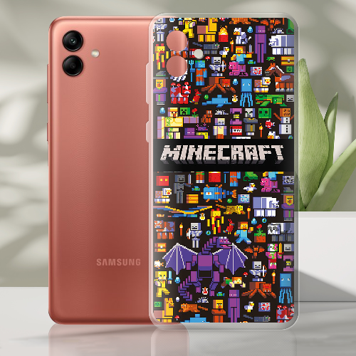 Чехол BoxFace Samsung Galaxy A04 (A045) Minecraft Mobbery