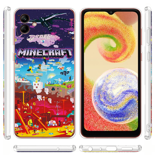 Чехол BoxFace Samsung Galaxy A04 (A045) Minecraft World Beyond