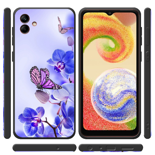 Чехол BoxFace Samsung Galaxy A04 (A045) Orchids and Butterflies