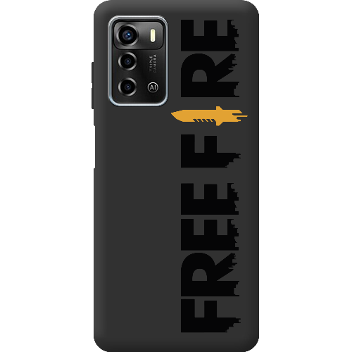 Чехол BoxFace ZTE Blade A72 Черный Free Fire