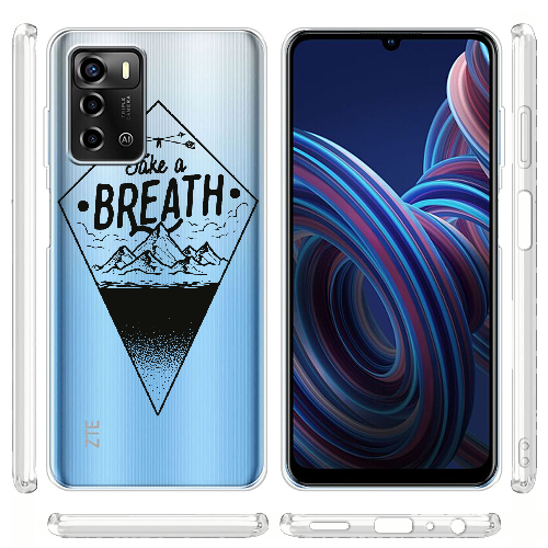 Чехол BoxFace ZTE Blade A72 Take a Breath