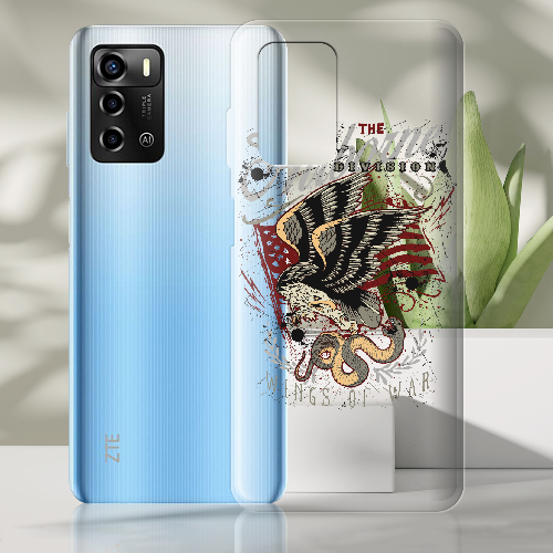 Чехол BoxFace ZTE Blade A72 Wings of War