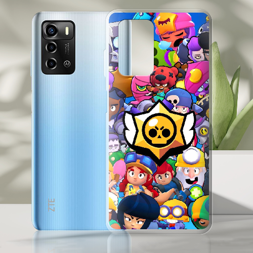 Чехол BoxFace ZTE Blade A72 Brawl Stars