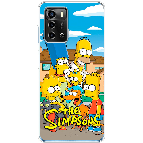 Чехол BoxFace ZTE Blade A72 the simpsons