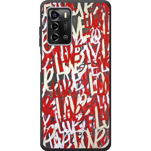 Чехол BoxFace ZTE Blade A72 Love Graffiti