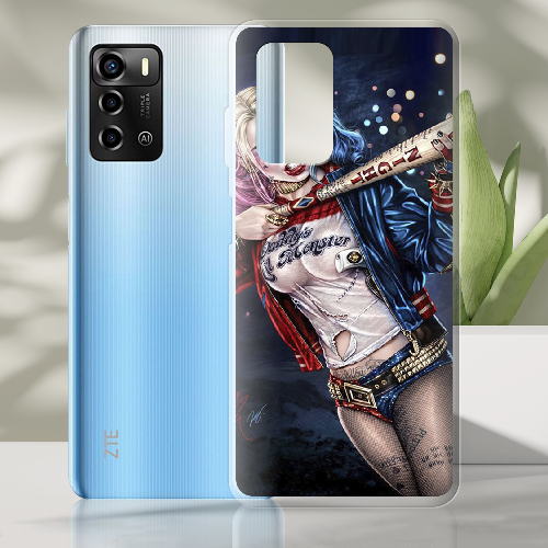 Чехол BoxFace ZTE Blade A72 Harley Quinn