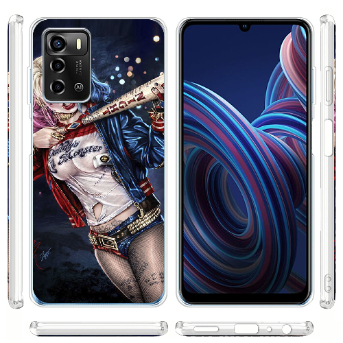 Чехол BoxFace ZTE Blade A72 Harley Quinn