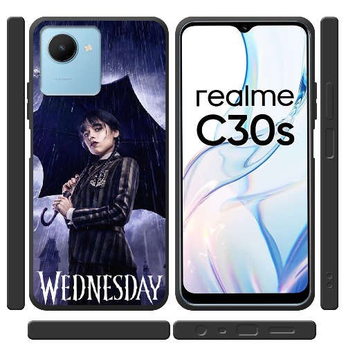 Чехол BoxFace Realme C30s Wednesday Addams