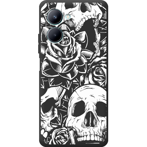 Чехол BoxFace Realme C33 Skull and Roses