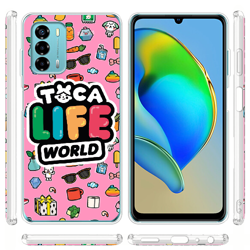 Чехол BoxFace ZTE Blade V40 Vita Toca Boca Life World