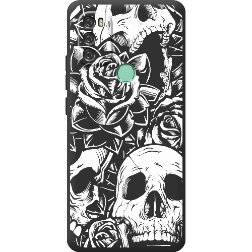 Чехол BoxFace Blackview A70 Skull and Roses
