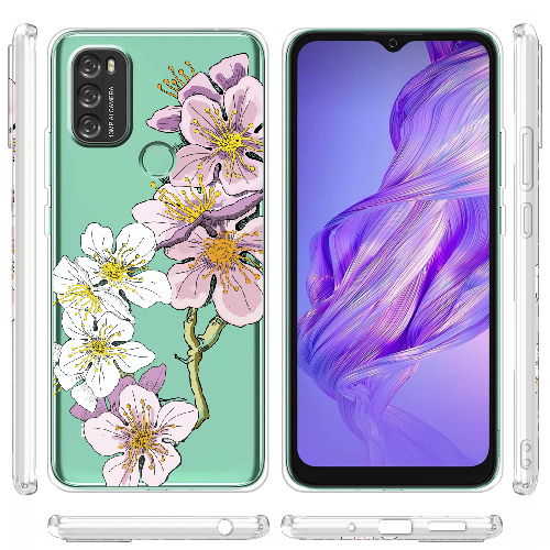 Чехол BoxFace Blackview A70 Cherry Blossom