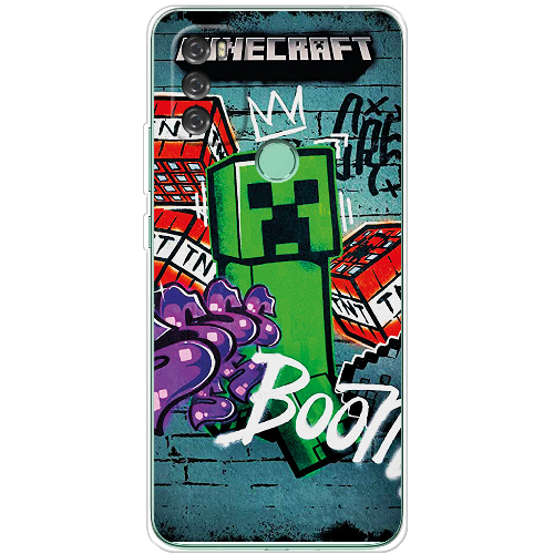 Чехол BoxFace Blackview A70 Minecraft Graffiti