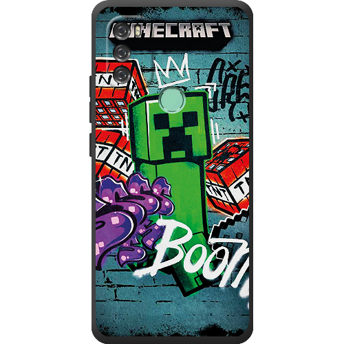 Чехол BoxFace Blackview A70 Minecraft Graffiti