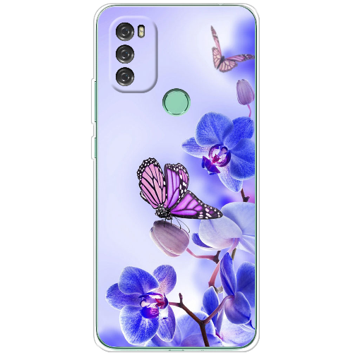 Чехол BoxFace Blackview A70 Orchids and Butterflies