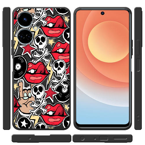 Чехол BoxFace Tecno Camon 19 / 19 Pro Rock Graffiti