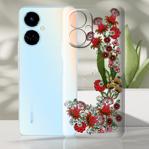 Чехол BoxFace Tecno Camon 19 / 19 Pro 3D Ukrainian Muse