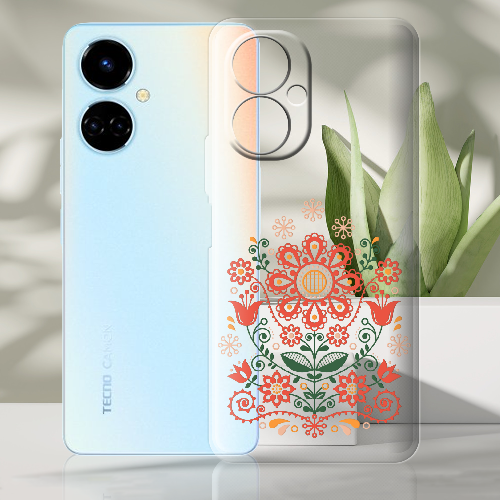 Чехол BoxFace Tecno Camon 19 / 19 Pro Ukrainian Ornament