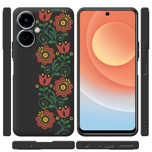 Чехол BoxFace Tecno Camon 19 / 19 Pro Ethno Flower