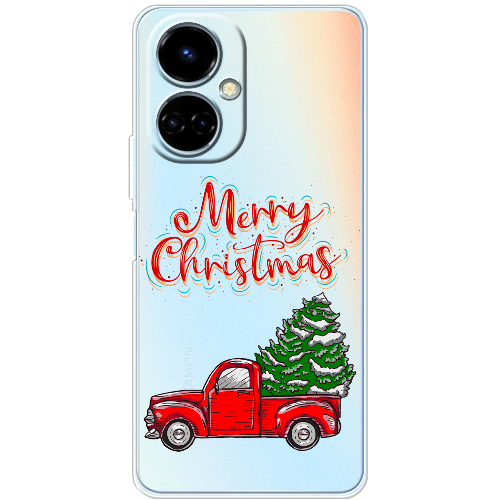 Чехол BoxFace Tecno Camon 19 / 19 Pro Holiday Car Merry Christmas