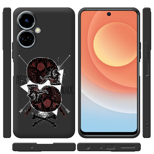 Чехол BoxFace Tecno Camon 19 / 19 Pro Pitch black