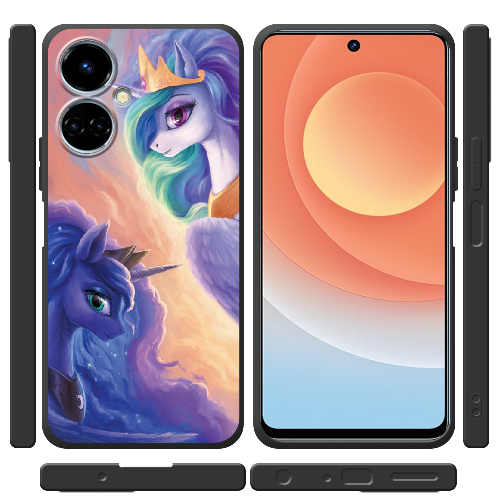 Чехол BoxFace Tecno Camon 19 / 19 Pro My Little Pony Rarity Princess Luna