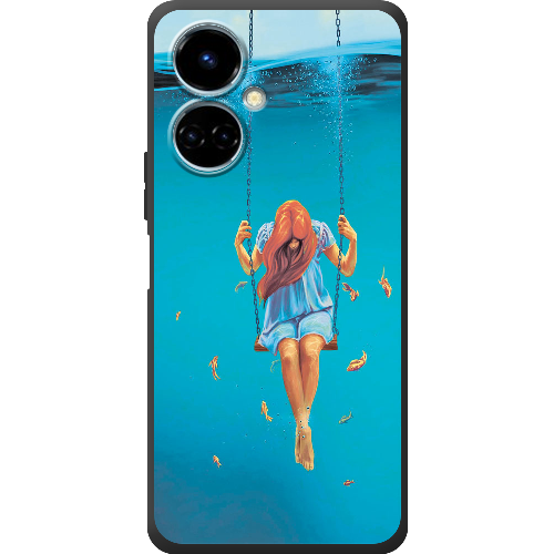 Чехол BoxFace Tecno Camon 19 / 19 Pro Girl In The Sea