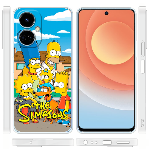 Чехол BoxFace Tecno Camon 19 / 19 Pro the simpsons