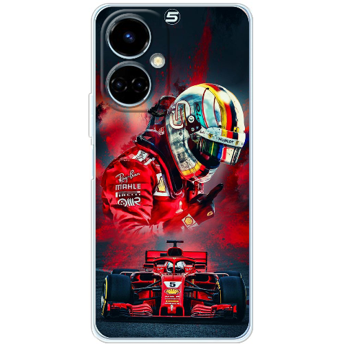 Чехол BoxFace Tecno Camon 19 / 19 Pro Racing Car