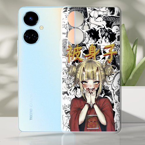 Чехол BoxFace Tecno Camon 19 / 19 Pro Himiko Toga - My Hero Academia