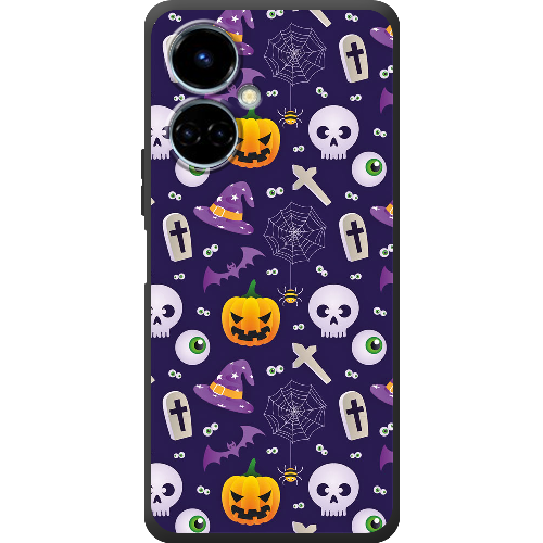 Чехол BoxFace Tecno Camon 19 / 19 Pro Halloween Purple Mood