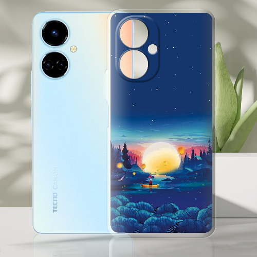 Чехол BoxFace Tecno Camon 19 / 19 Pro Спокойной ночи