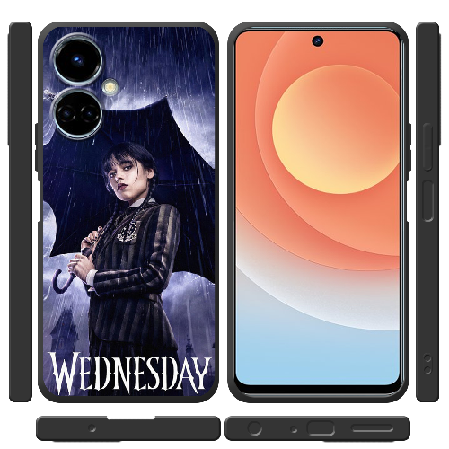 Чехол BoxFace Tecno Camon 19 / 19 Pro Wednesday Addams