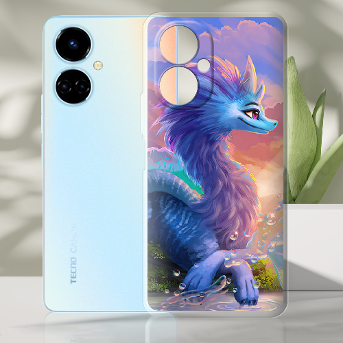 Чехол BoxFace Tecno Camon 19 / 19 Pro Дракон Сісу