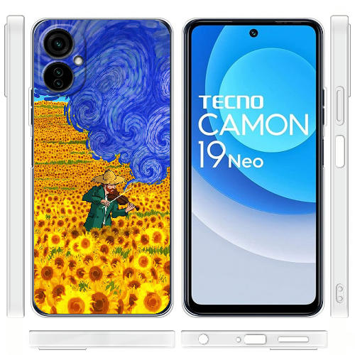 Чехол BoxFace Tecno Camon 19 Neo Музика незалежної України