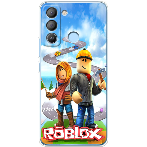 Чехол BoxFace Tecno Pop 5 LTE Roblox Білдерман