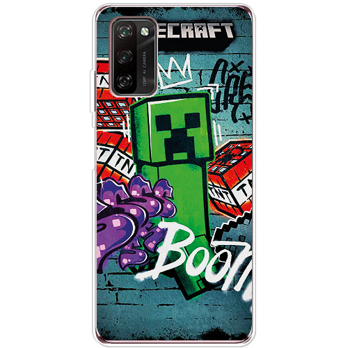 Чехол BoxFace Blackview A100 Minecraft Graffiti