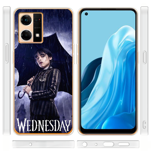 Чехол BoxFace OPPO Reno 7 4G Wednesday Addams