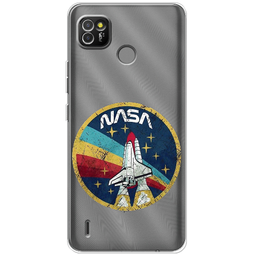 Чехол BoxFace Tecno Pop 4 LTE Space Shuttle NASA