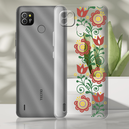 Чехол BoxFace Tecno Pop 4 LTE Ethno Flower