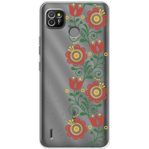 Чехол BoxFace Tecno Pop 4 LTE Ethno Flower