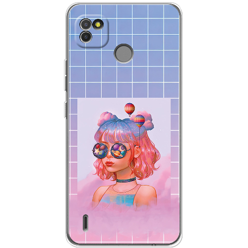 Чехол BoxFace Tecno Pop 4 LTE Girl in the Clouds