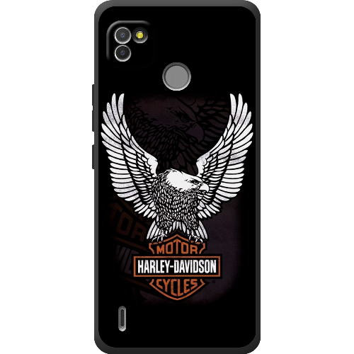 Чехол BoxFace Tecno Pop 4 LTE Harley Davidson and eagle